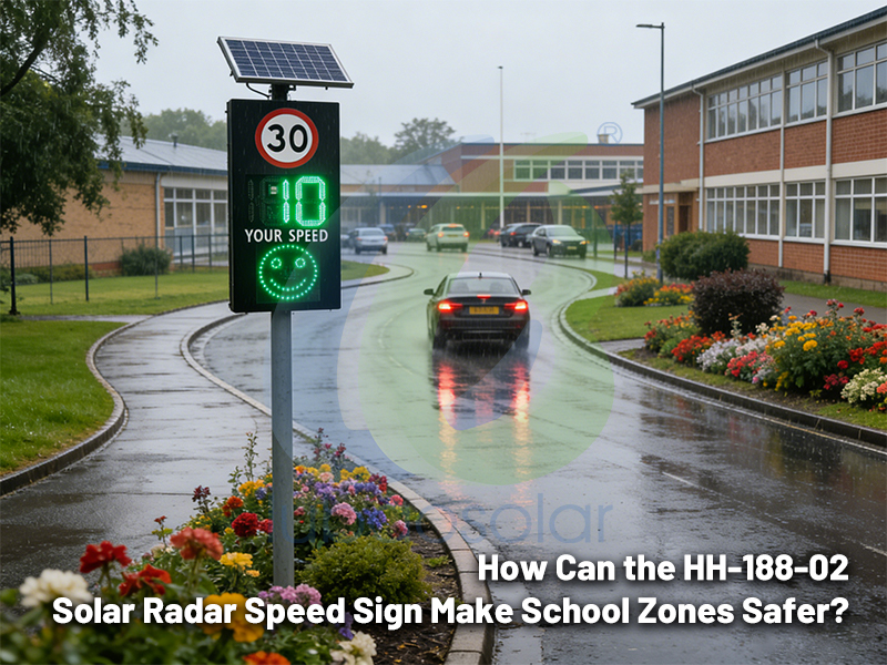 Paano Ginagawang Mas Ligtas ang HH-188-02 Solar Radar Speed Sign sa School Zones?